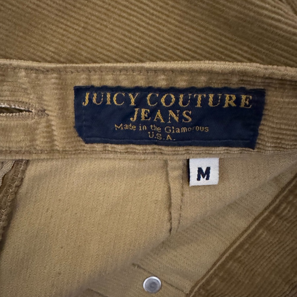 Vintage Juicy Couture Jeans Corduroy Pleated Skirt | Medium - Picture 5 of 10